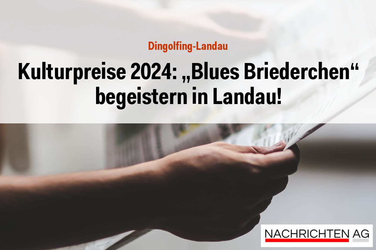 Kulturpreise 2024: „Blues Briederchen“ begeistern in Landau!