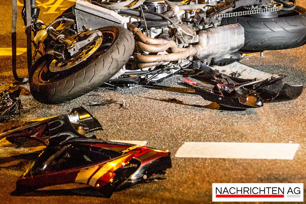 Motorradunfall in Ansbach: 24-Jähriger schwer verletzt nach Sturz!